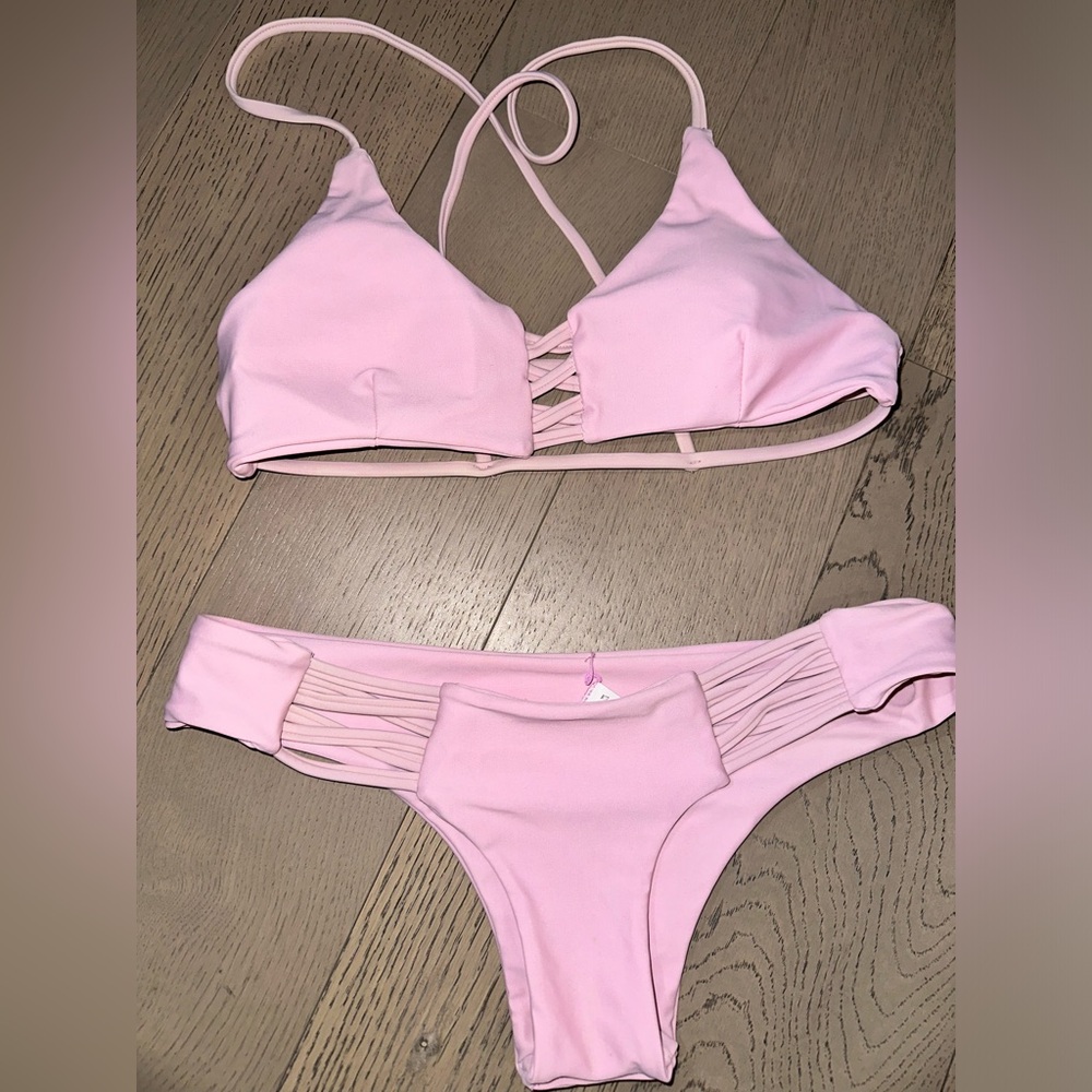 2 Piece Light Pink Bikini Set- Sexy & Cheeky